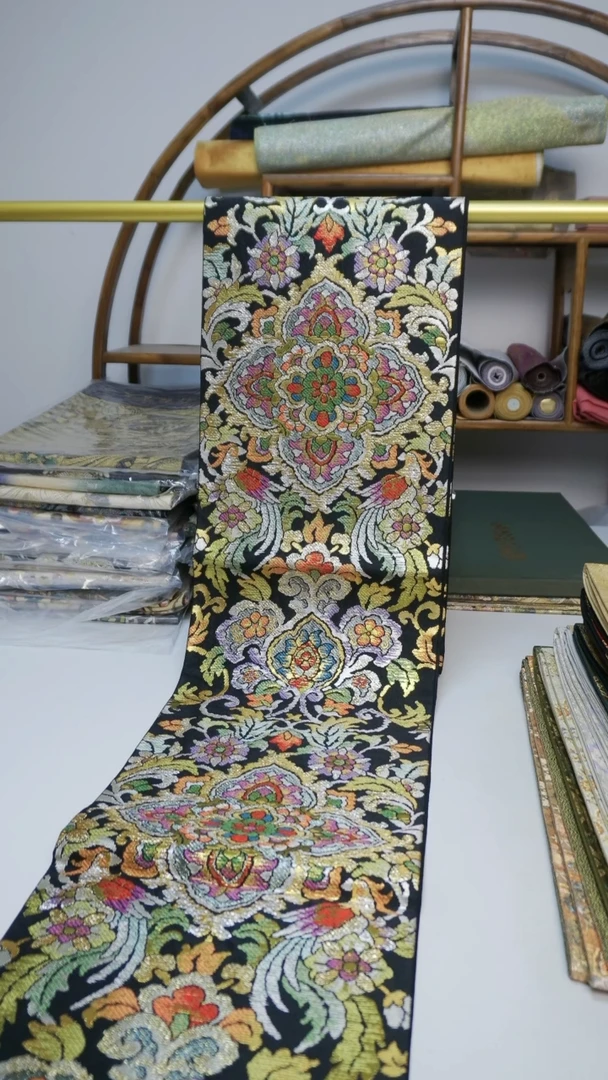 织绣68 彩金宝相花宝相花