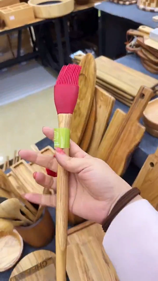 闪购木制品 橄榄木大号刷子