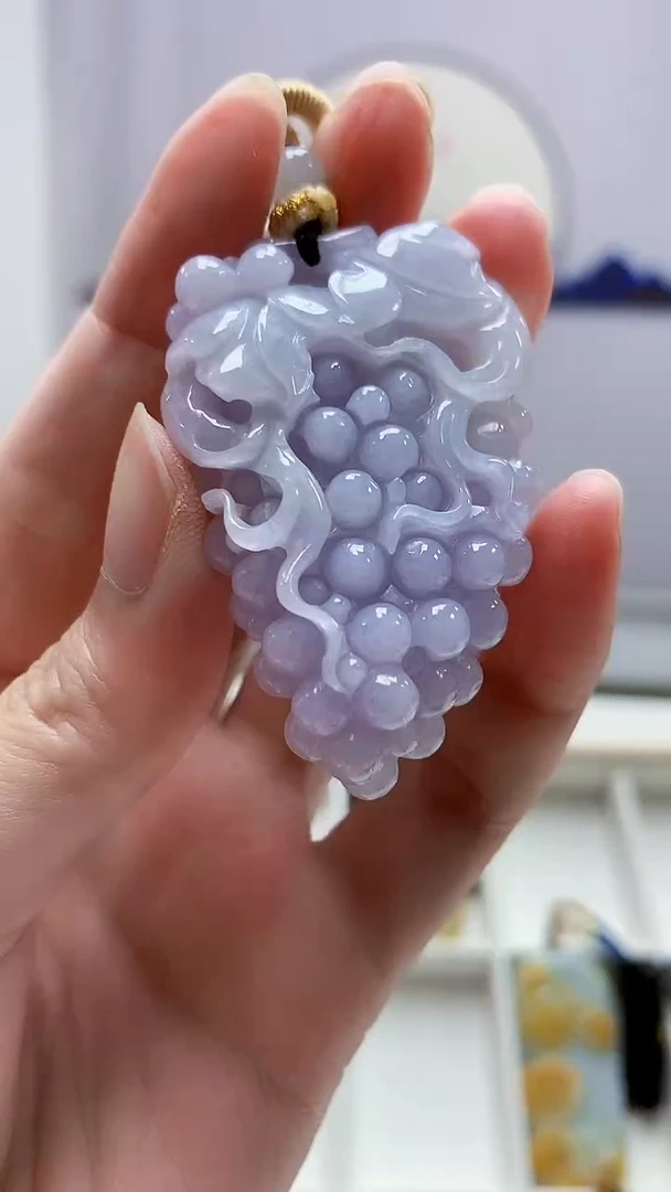 定制翡翠未镶嵌5060zm-毛货挂件117
