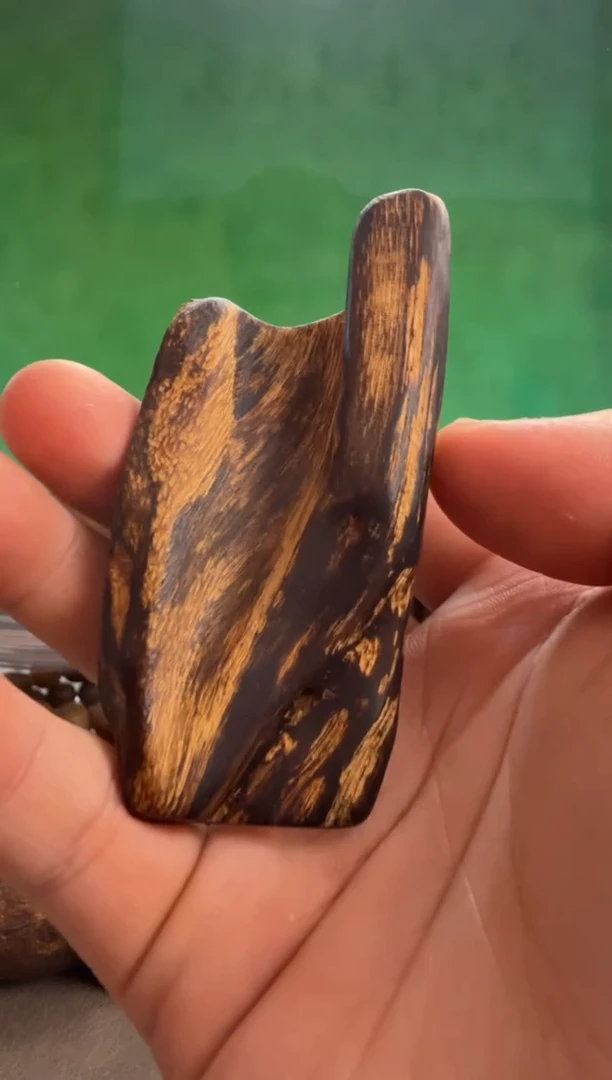 沉香手把件虎斑棋多样性发一