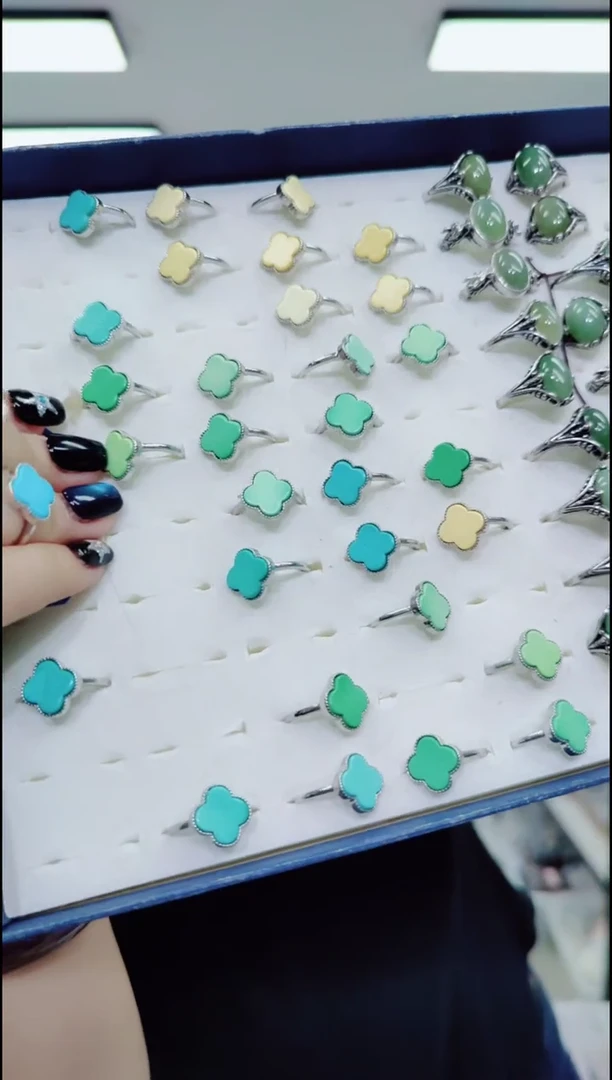 玛瑙/玉髓颈饰合金0107缘分戒指