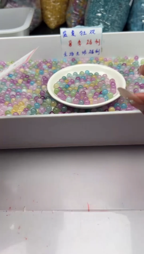 未镶嵌颈饰碧玺w2502彩虹碧玺8mm*40颗