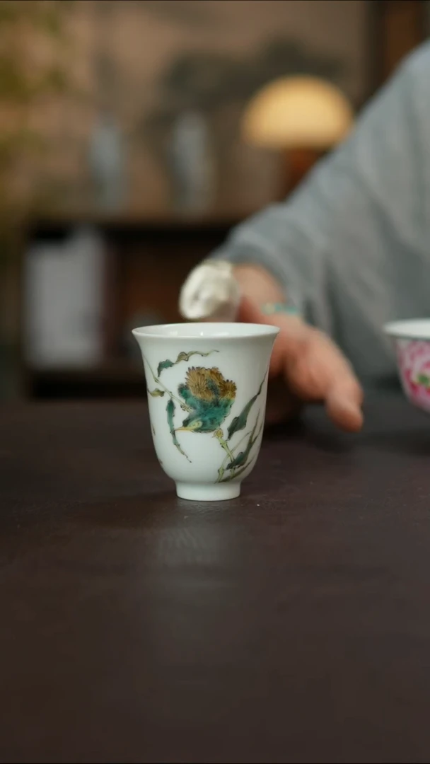 杯景德镇陶瓷柴烧手作瑕疵