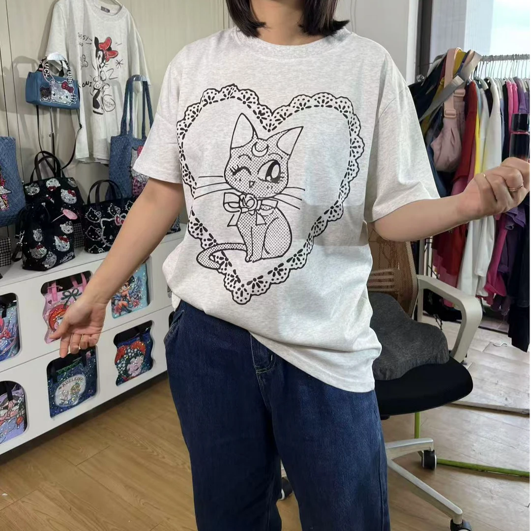 2025新款正肩潮牌纯棉女款T桖