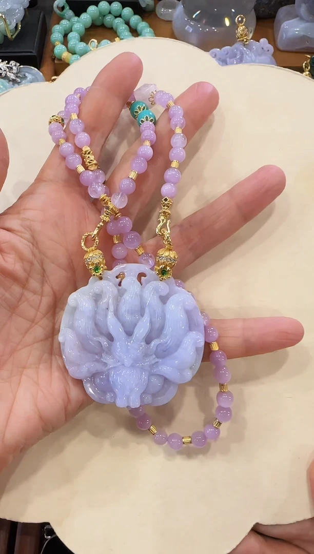 【闪购商品】翡翠颈饰未镶嵌国风