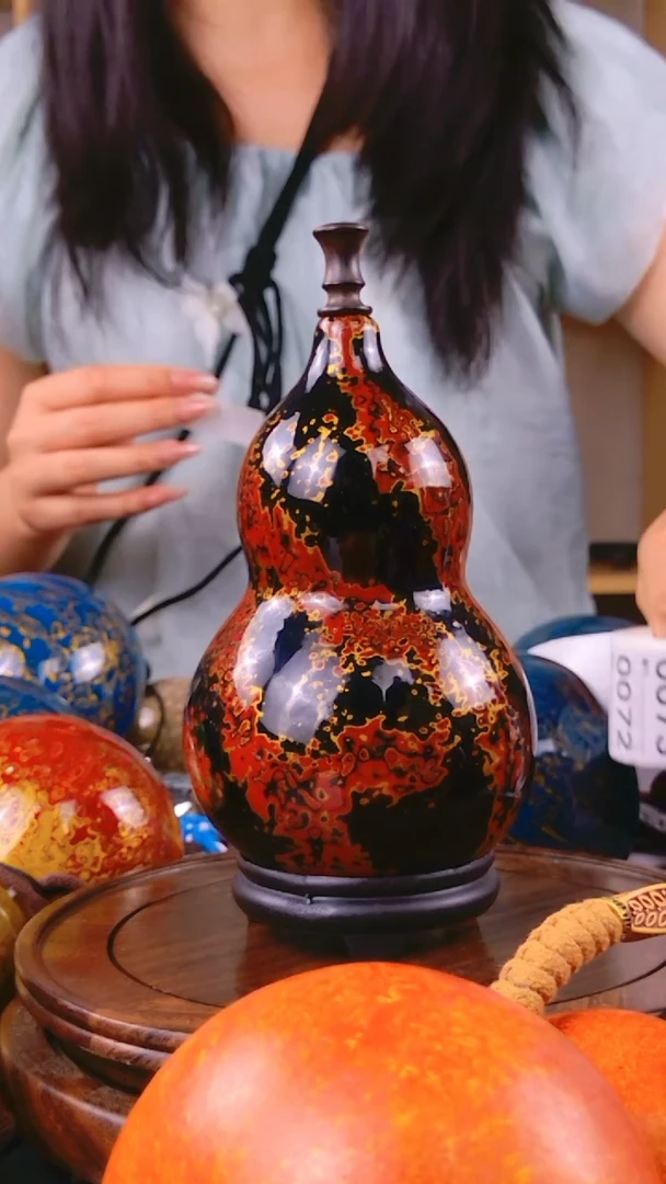 0068大漆工艺酒葫芦，买葫芦就是买福禄