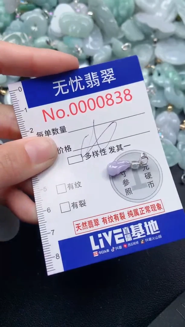 吊坠(不含链)未镶嵌翡翠838