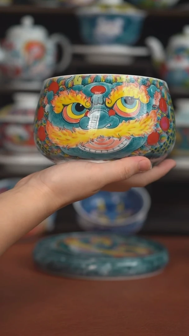 老师作品池鱼茶渣缸 （微瑕福利 ）
