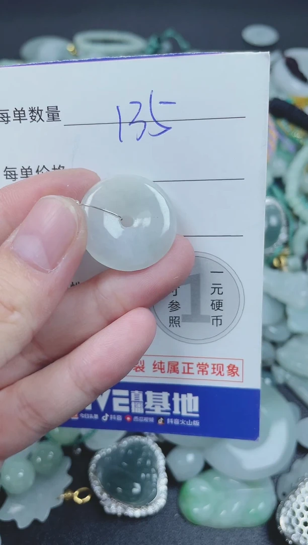 翡翠未镶嵌颈饰108