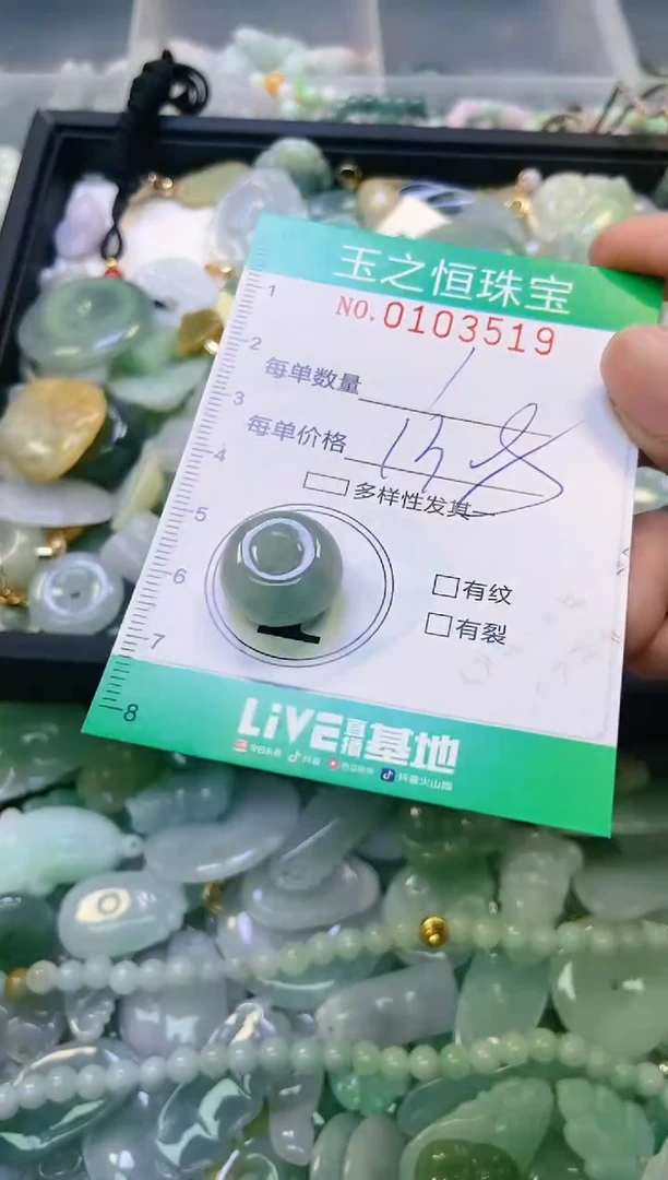 翡翠未镶嵌颈饰闪购0103519