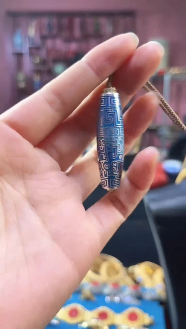 玫***妖非遗技艺 精品路路通 蓝
