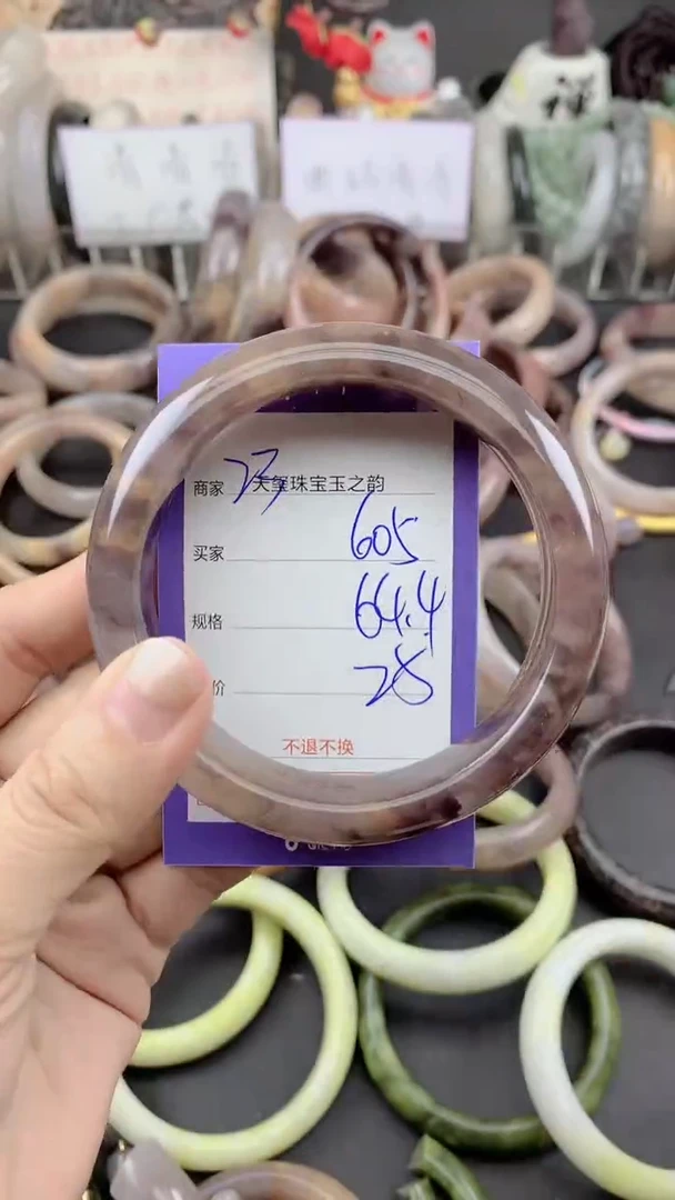 未镶嵌手镯石英质玉605