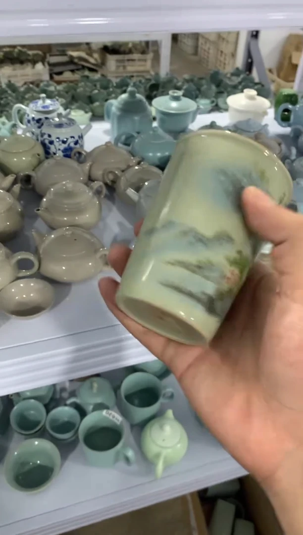 【清！一件不留】汝窑、茶壶盖碗茶杯主人杯微矿点