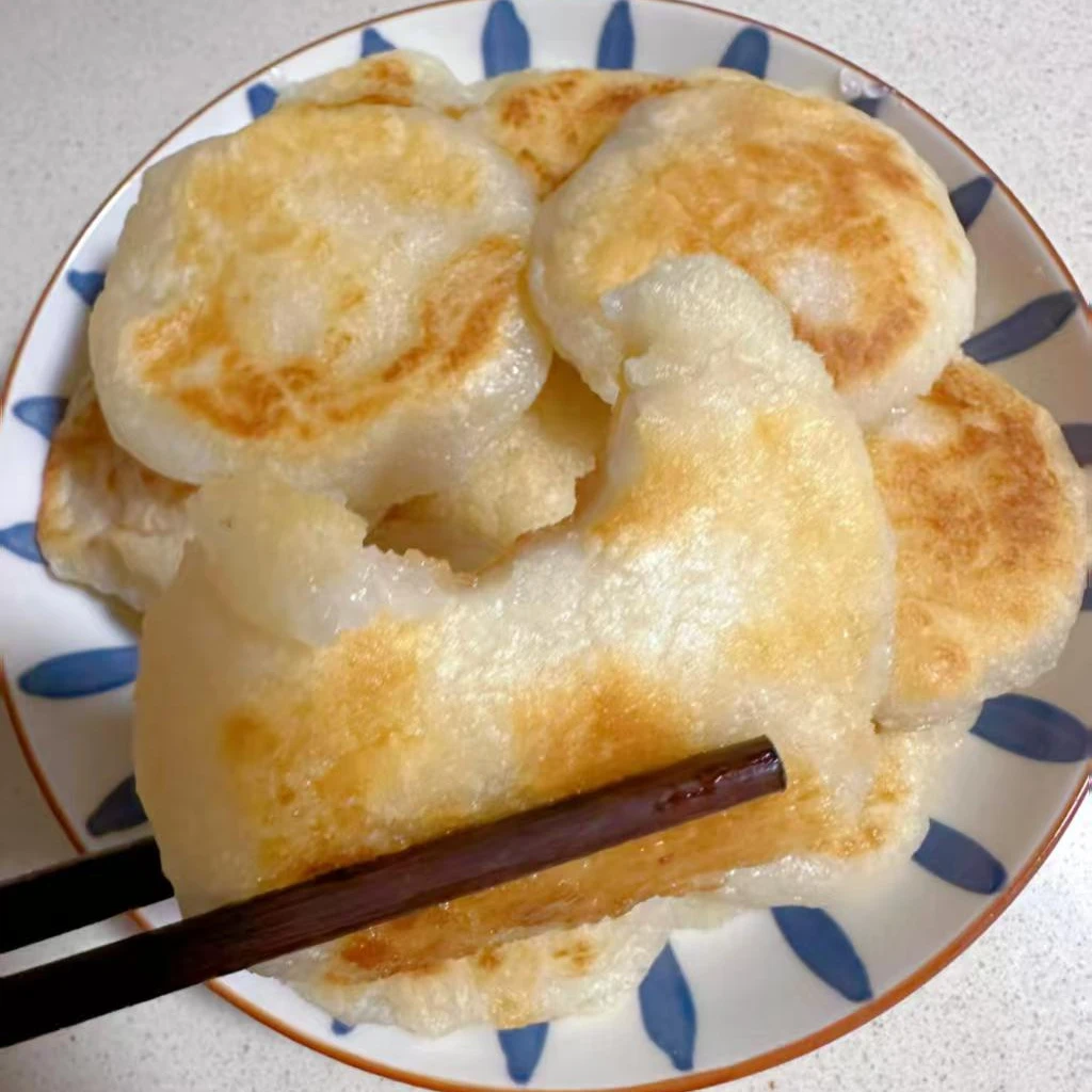 糍粑加热即食0脂肪粗粮软糯手工煎炸空气炸锅健康懒人早餐夜宵B1