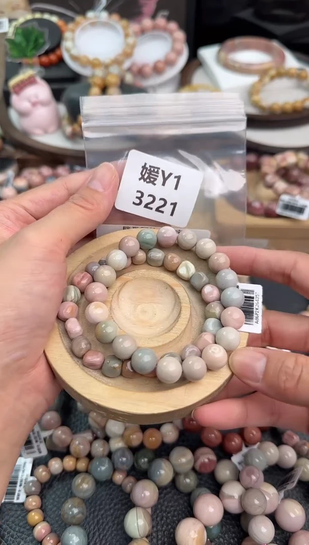 未镶嵌手链石英质玉我***条Y1 3221