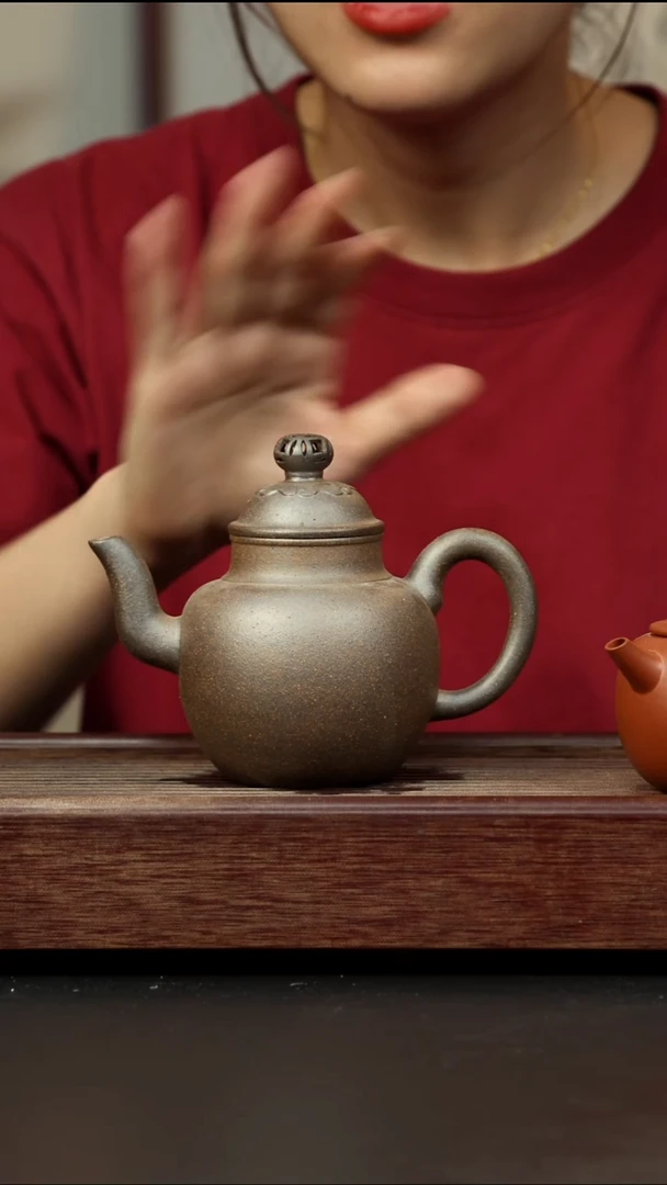 紫砂茶壶百年岩中泥大彬大执壶