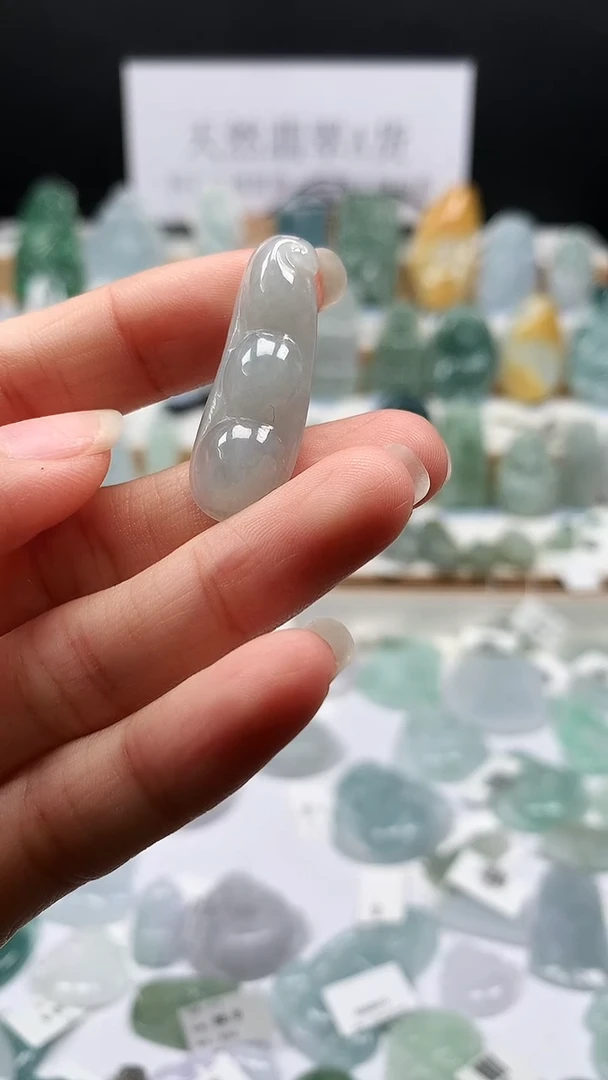 吊坠(不含链)未镶嵌翡翠16福豆