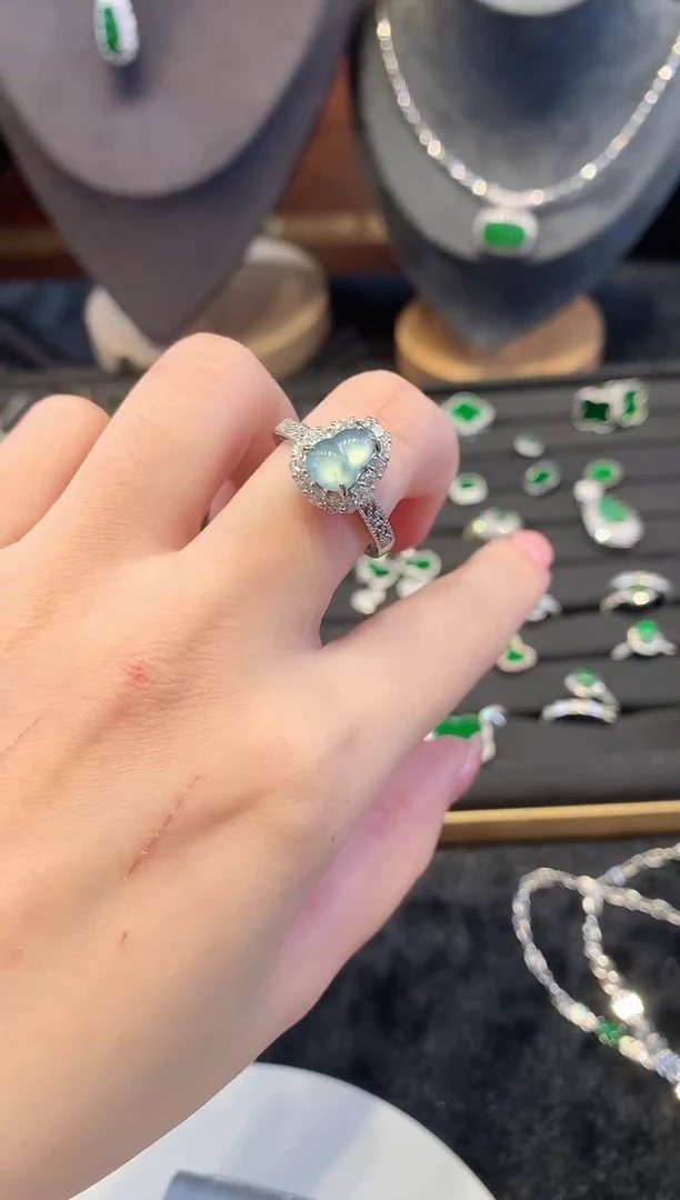 翡翠戒指未镶嵌MM/007/多样性发/一件