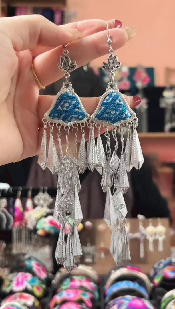 织绣边*艺枝独绣手工饰品216