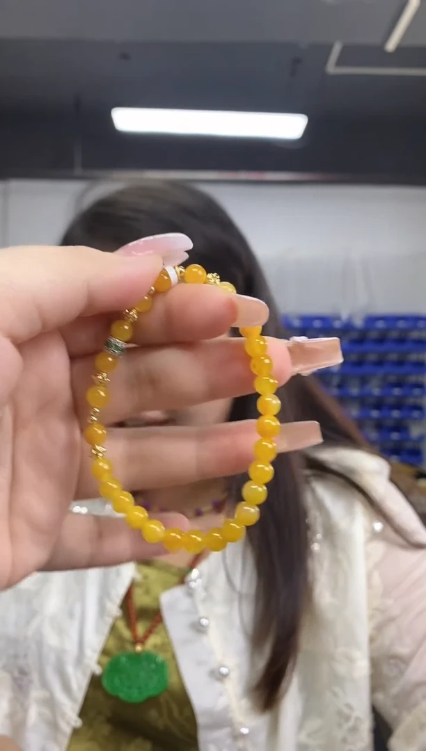 未镶嵌手链翡翠多样性发其一颜色微差