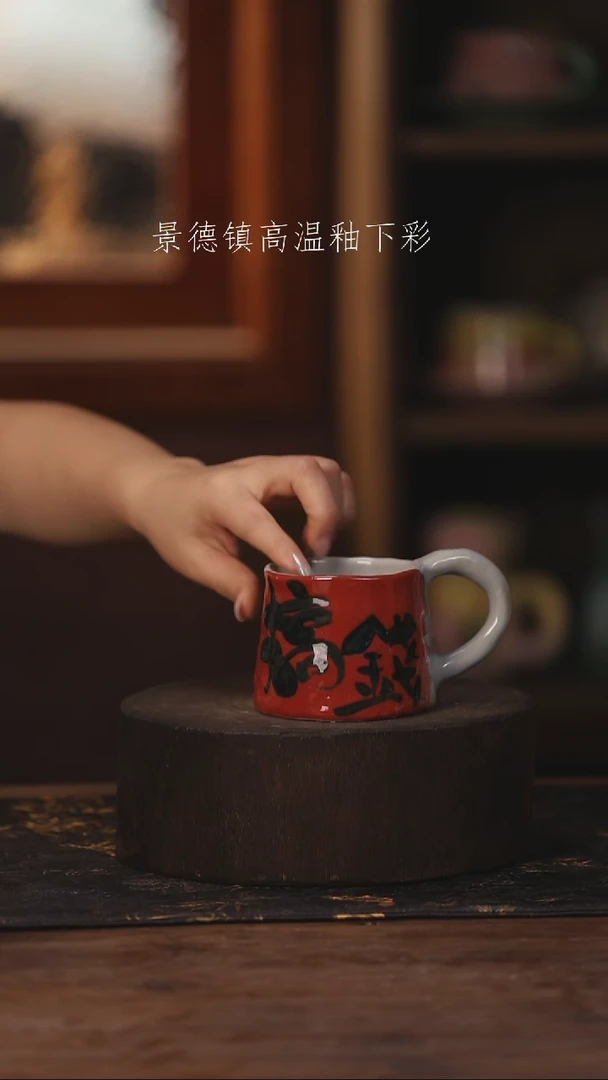陶瓷景德镇高温釉下手绘陶瓷549
