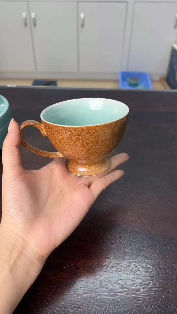 龙泉云间青瓷小米茶器
