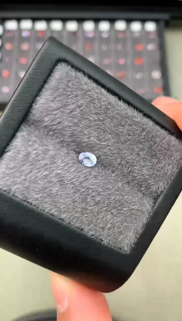 【闪购商品】定制蓝宝石裸石未镶嵌0.44ct 兰卡老烧蓝宝石