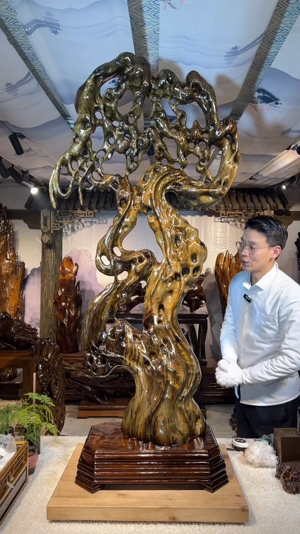 【闪购商品】金丝楠金丝楠小叶桢楠摆件151-74-33