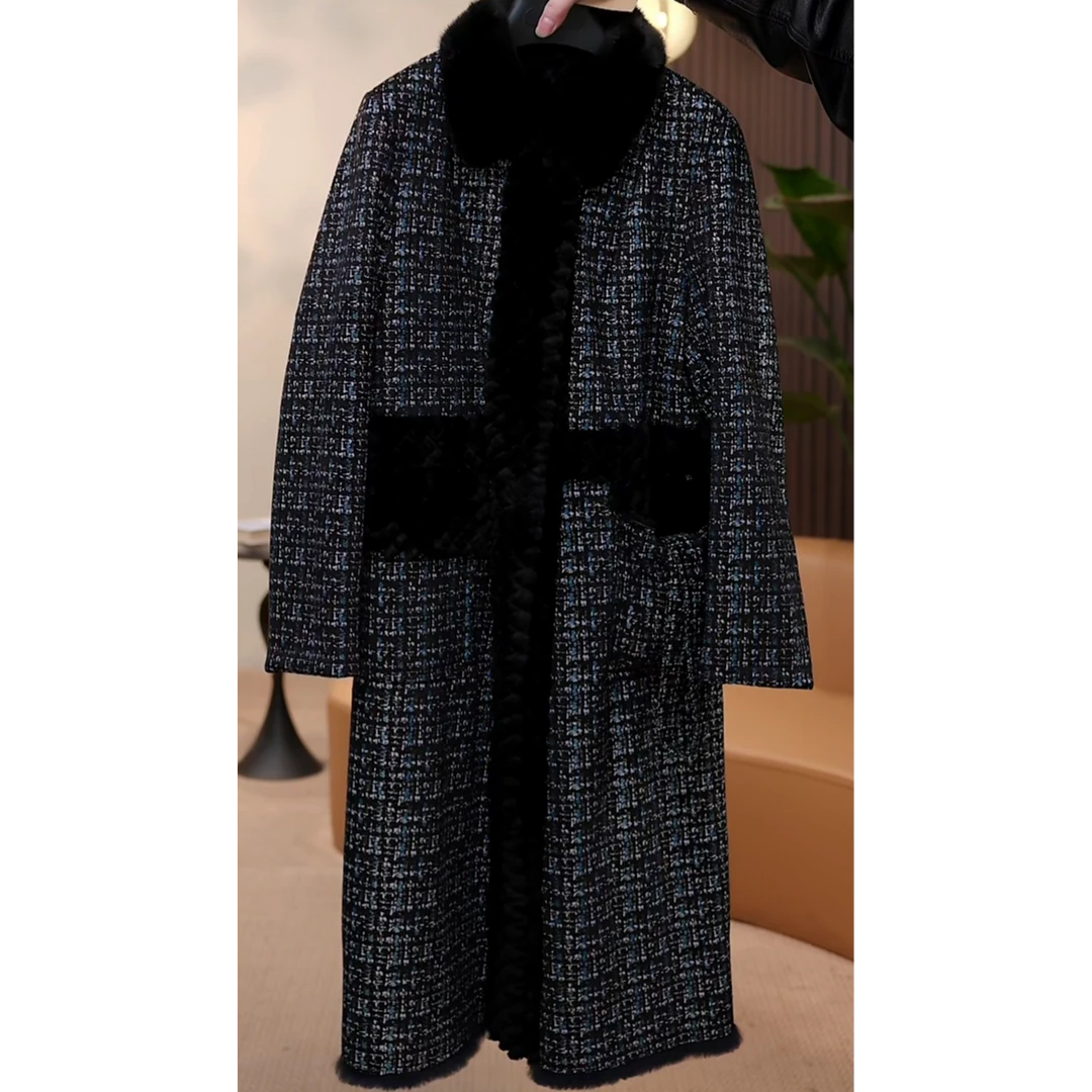 【茅茅专属】ET003羊皮毛大衣皮草