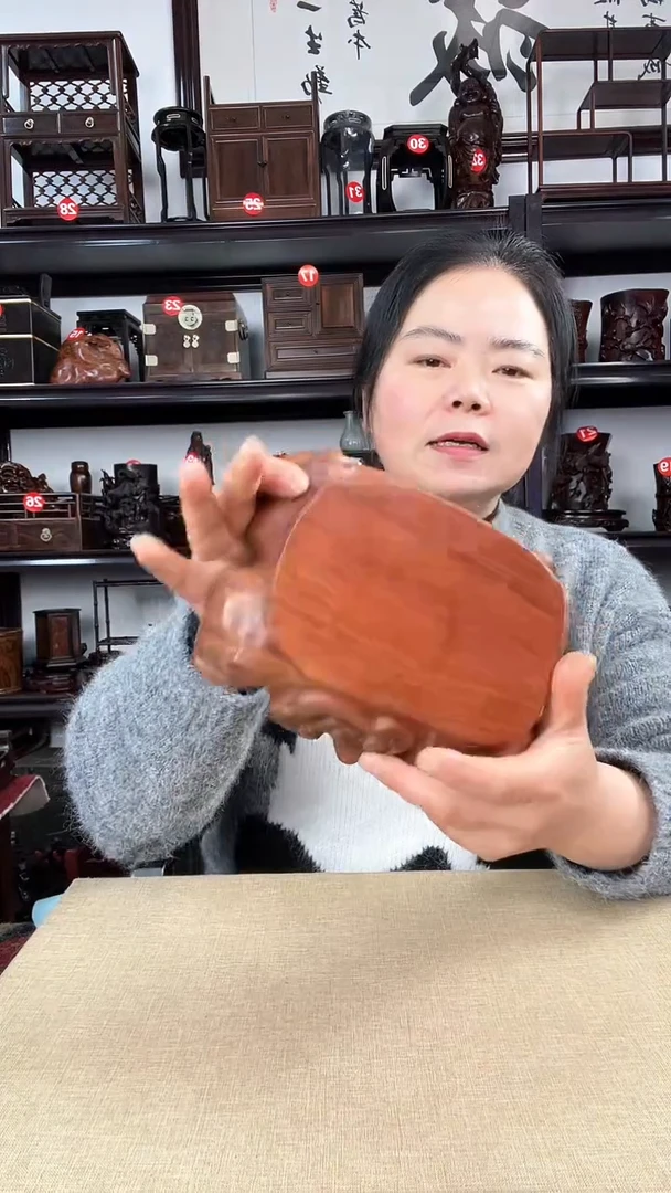 【闪购商品】木215瑕疵老李红木工艺品