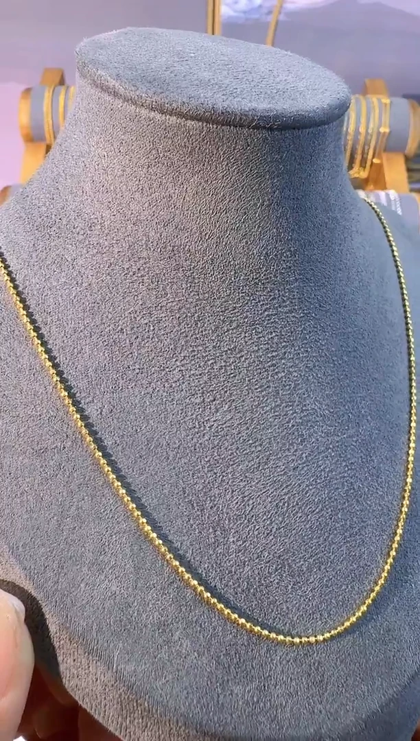 切面米珠链  45cm  1.74g