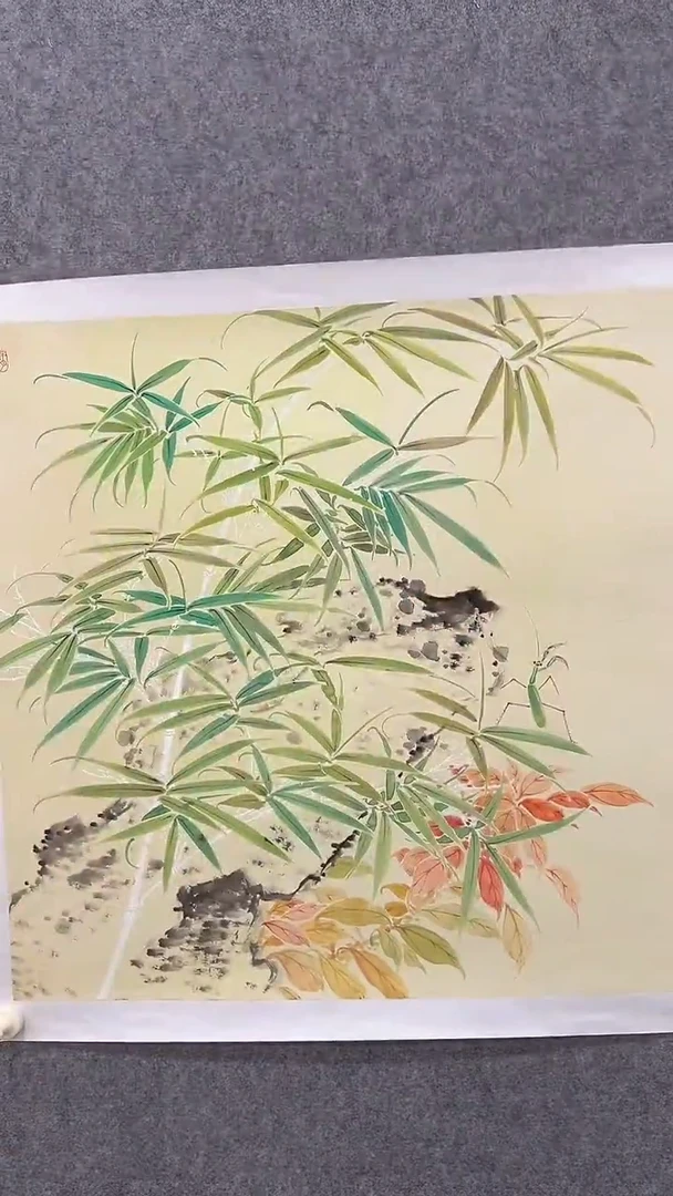 国画邹训精-4平尺-国画作品-x