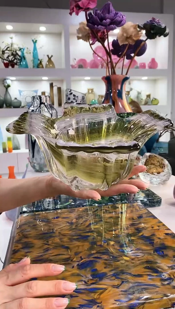 慕忆家手作琉璃花瓶