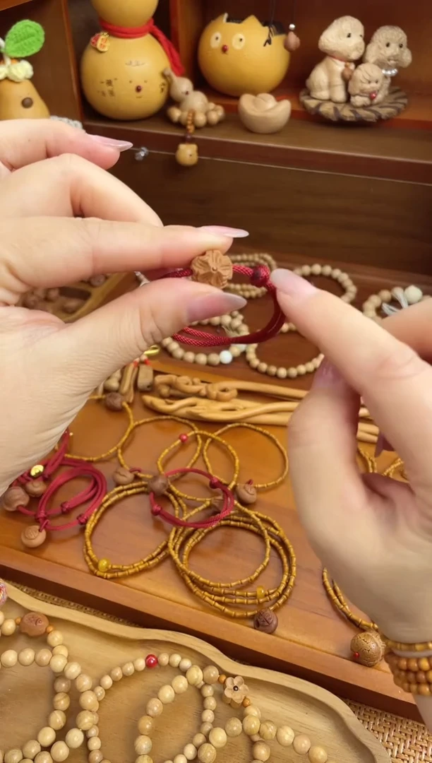 红绳款五福手串一物一拍