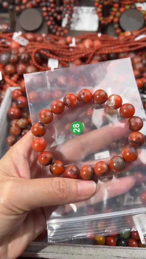 南红玛瑙手串未镶嵌12