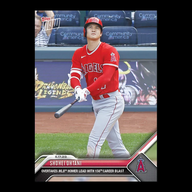 大谷翔平 2023 Topps Now #455 生涯第150支本垒打 纪念卡