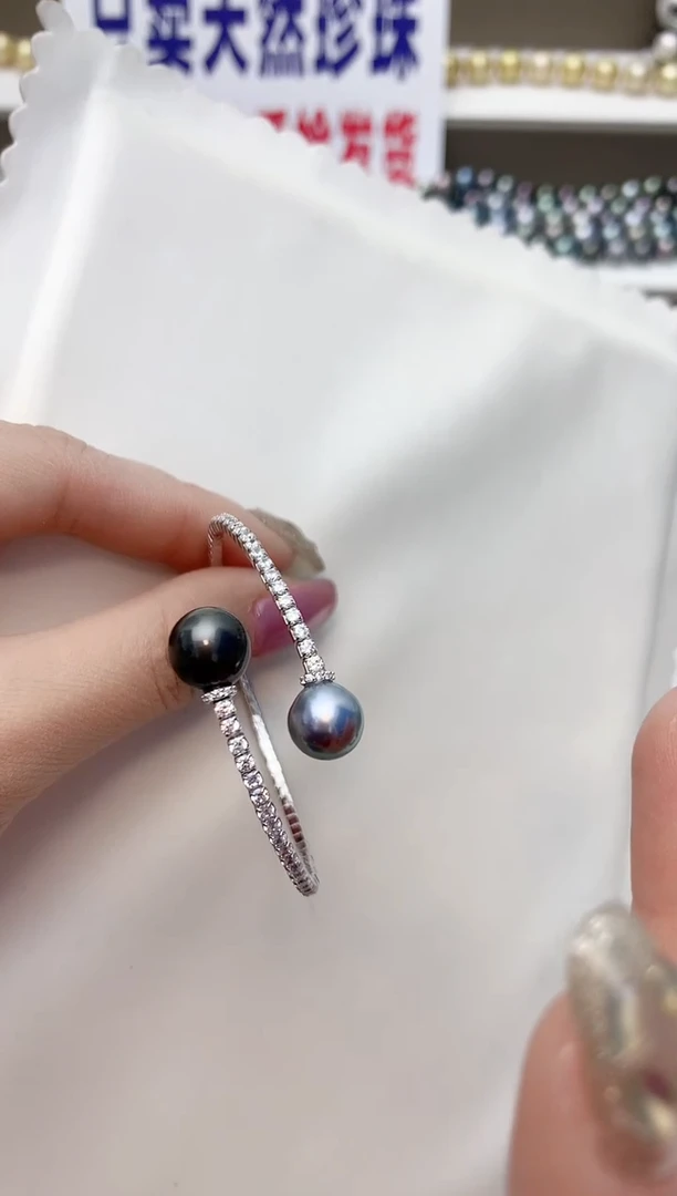 未镶嵌手镯海水珍珠A8