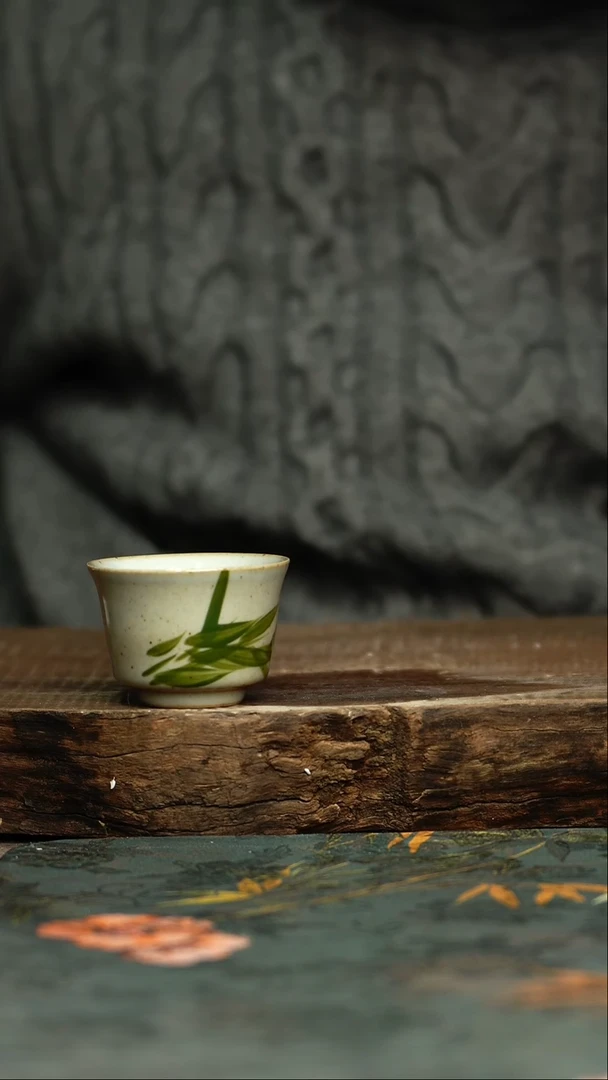 【闪购商品】杯杯釉下彩手工手绘同款陶器