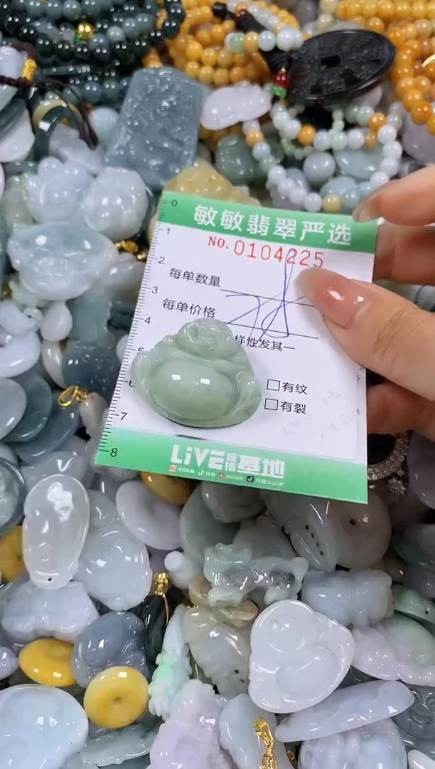 【闪购商品】翡翠颈饰未镶嵌闪购0104225多样性发其一