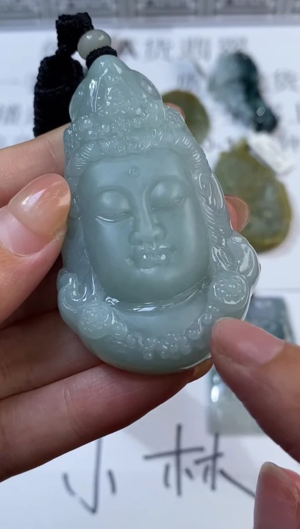 未镶嵌挂件翡翠370730  多人