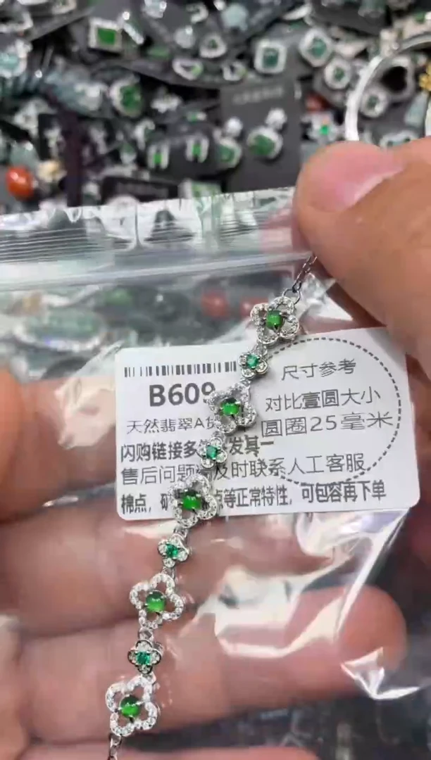 颈饰未镶嵌翡翠B609手链