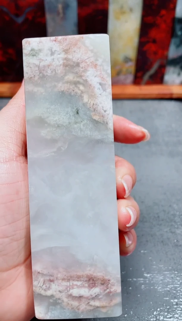 玉桂林鸡血玉素章43 4.0左右