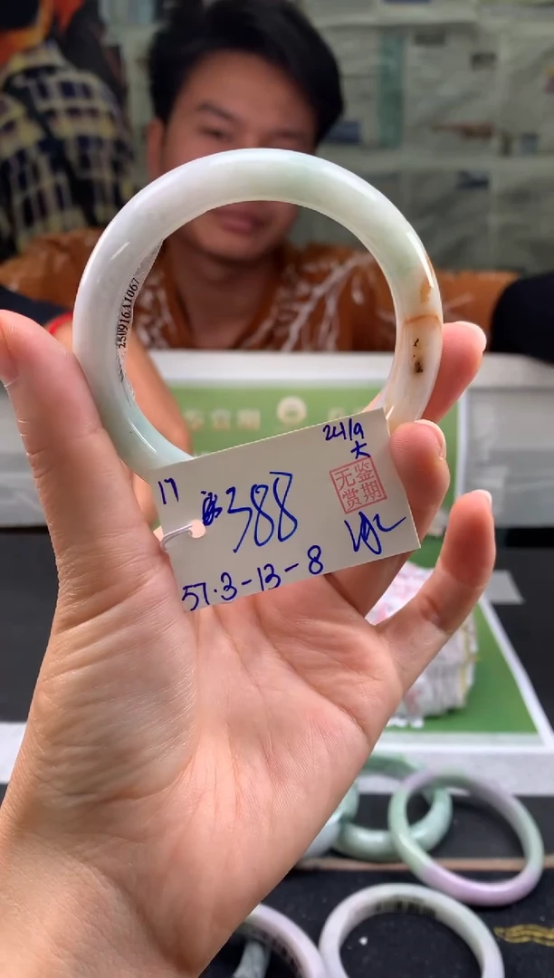 未镶嵌手镯翡翠冰****9翡翠手镯 下单联系小耳机#17