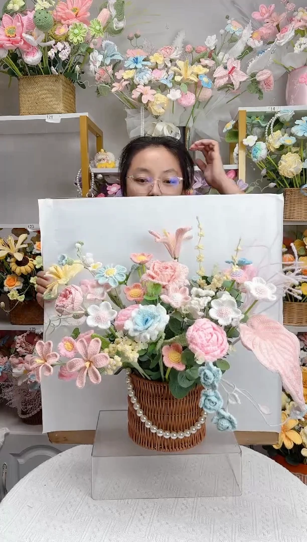 纯手工毛线花定制款