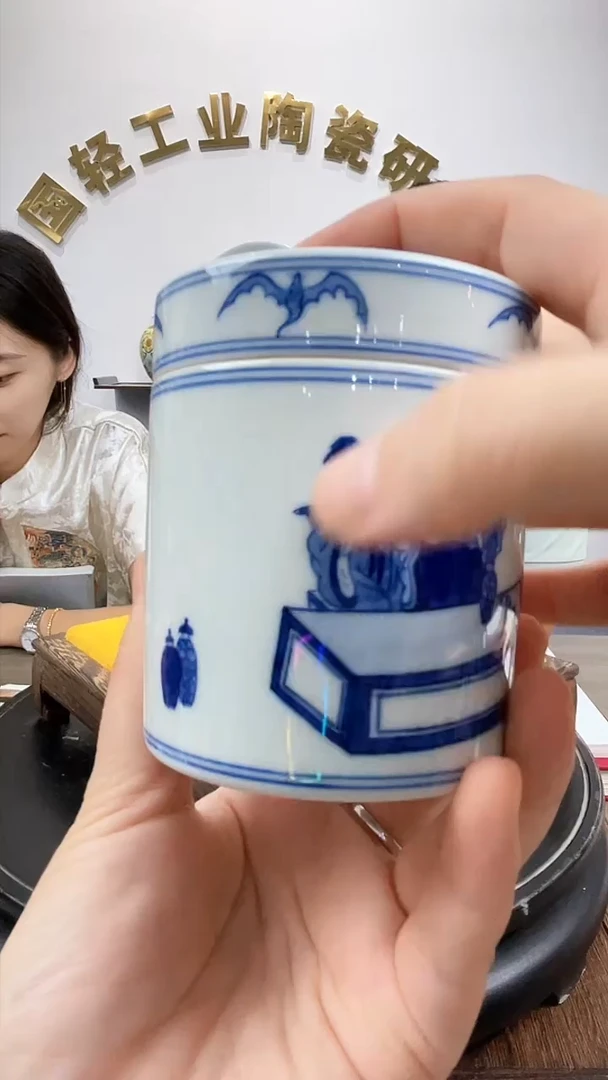 摆件景德镇陶瓷手工手绘