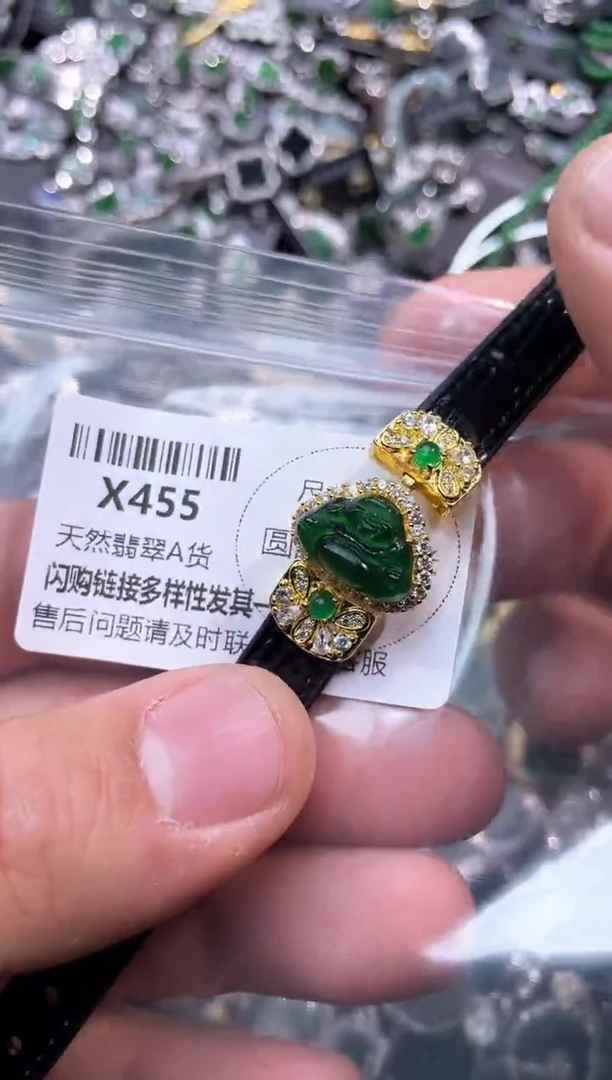 【闪购商品】翡翠颈饰未镶嵌X455手链