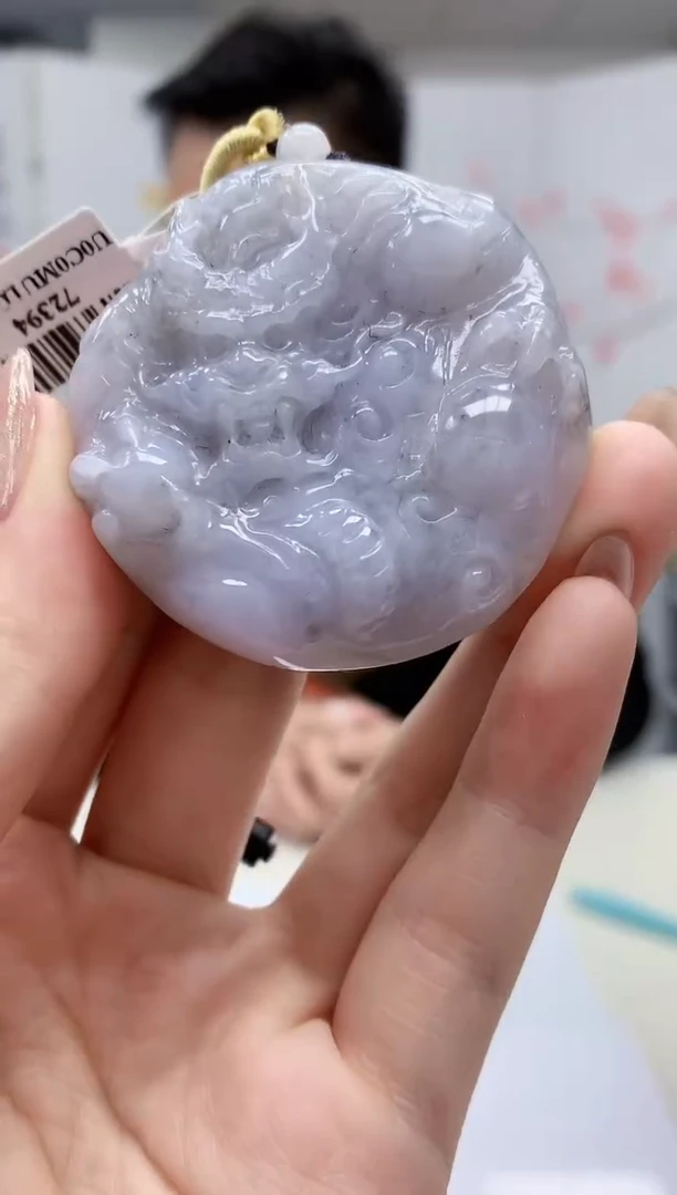 【闪购商品】定制翡翠未镶嵌1502jw-毛货挂件18