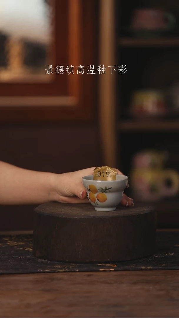 陶瓷景德镇高温釉下手绘陶瓷019