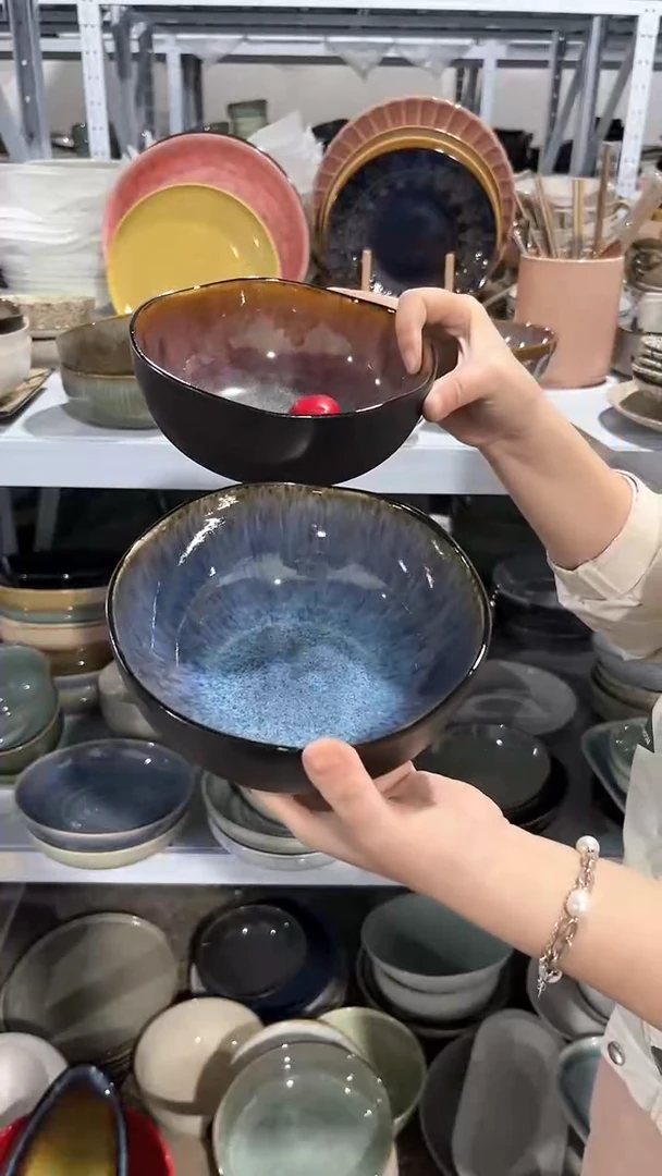 【闪购商品】瓷片外贸尾货瑕疵满20包邮X2 面碗组合