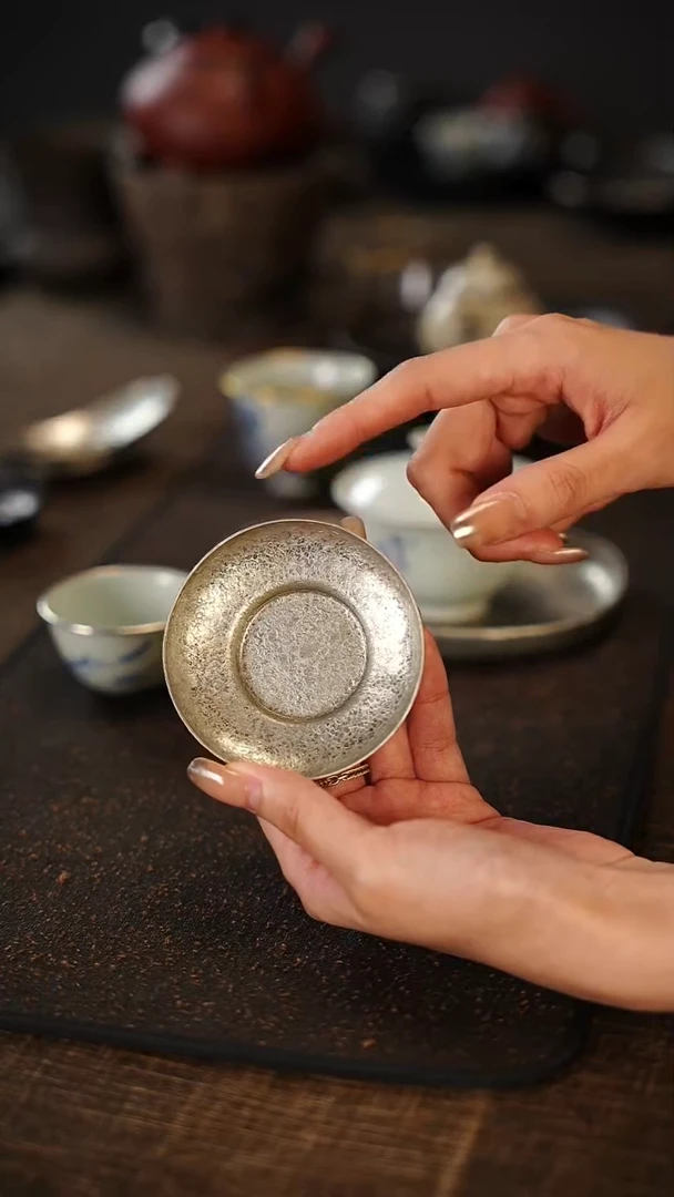 仟户烧严选当代锡杯托